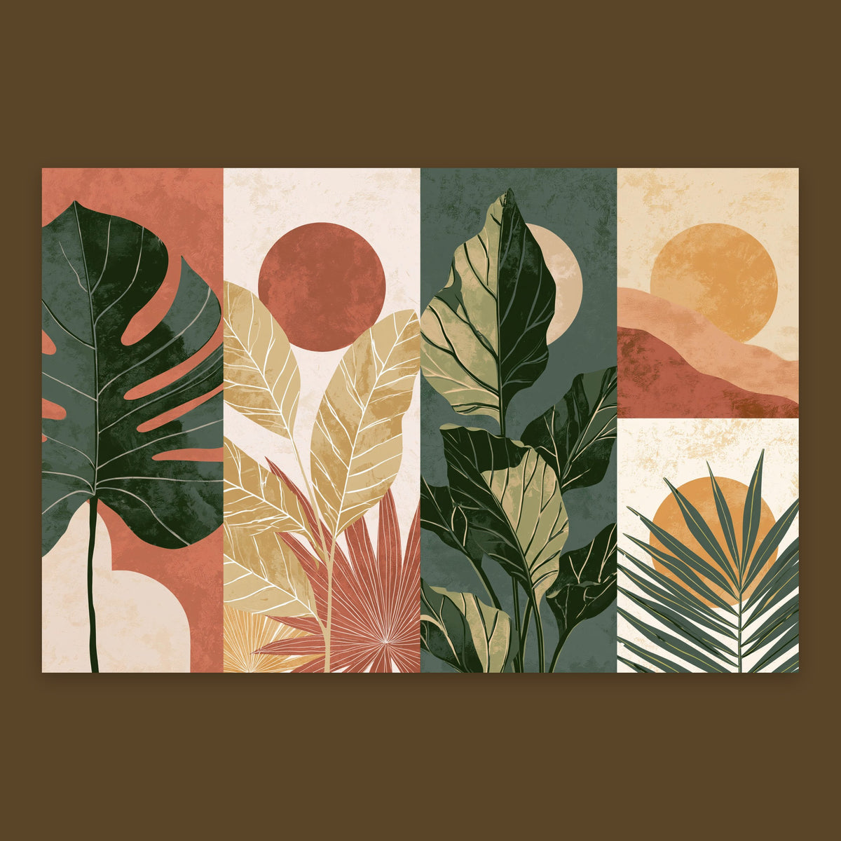 Leaf Panels at Dusk flat lay