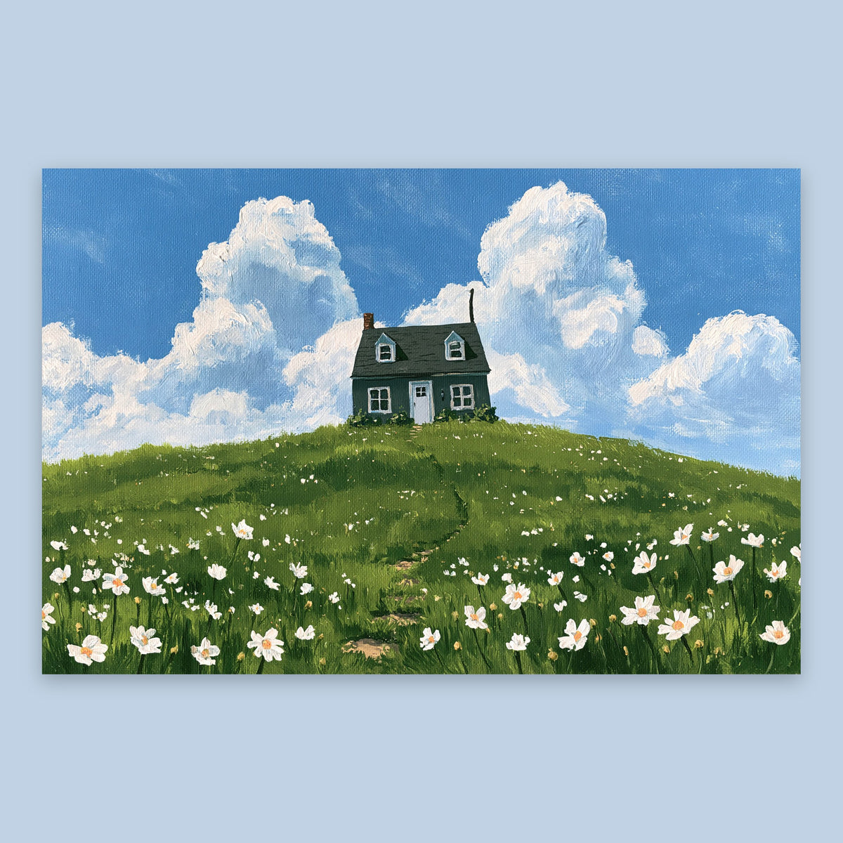 Cottage on the Hill flat lay