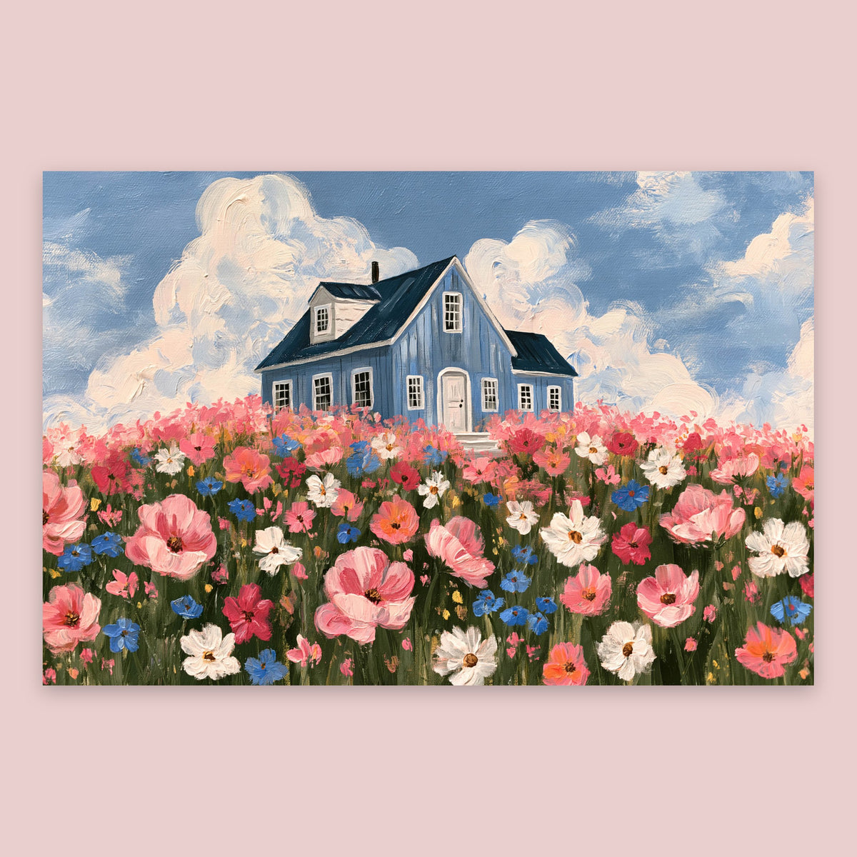 Cosmos Field Cottage flat lay