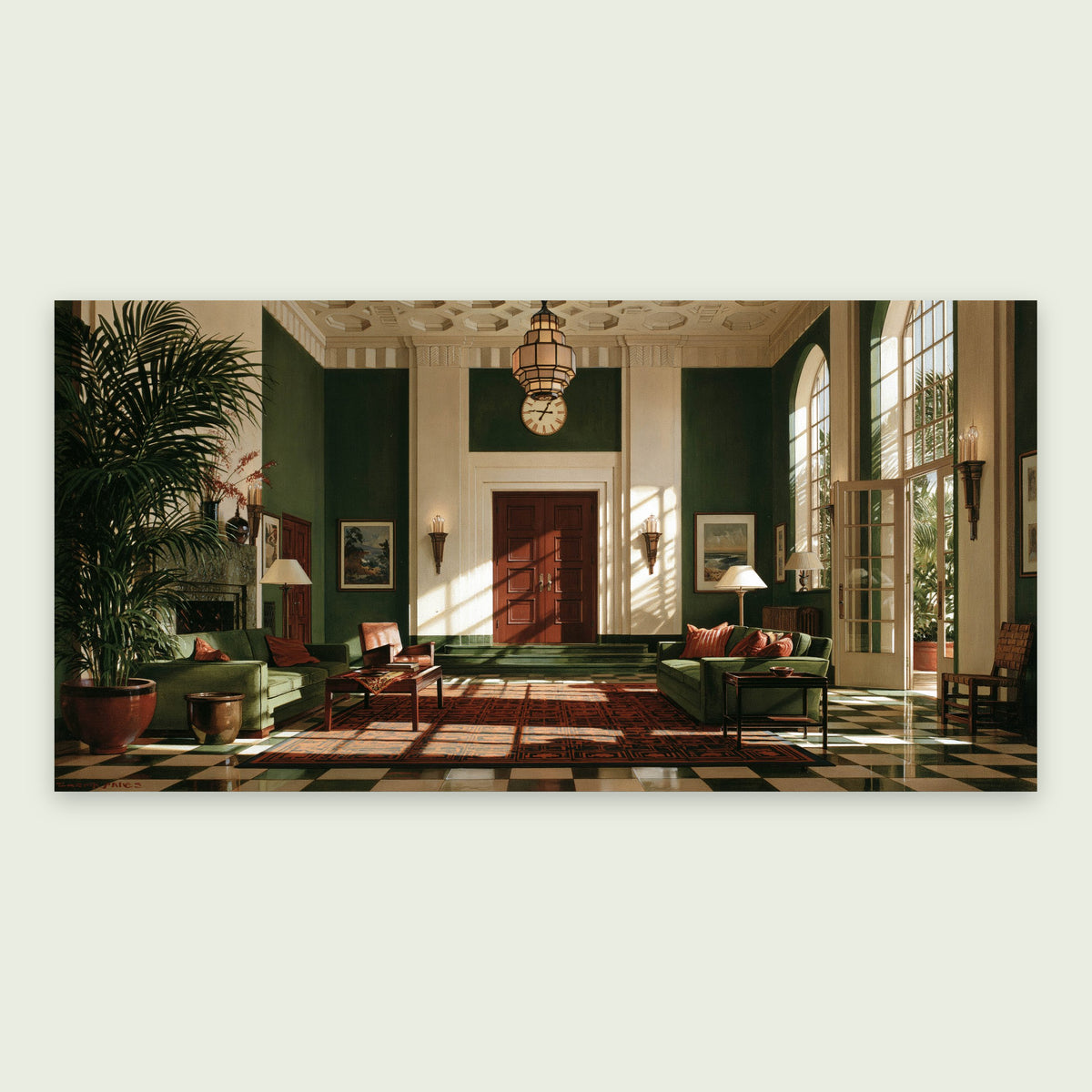 Sunlit Drawing Room flat lay