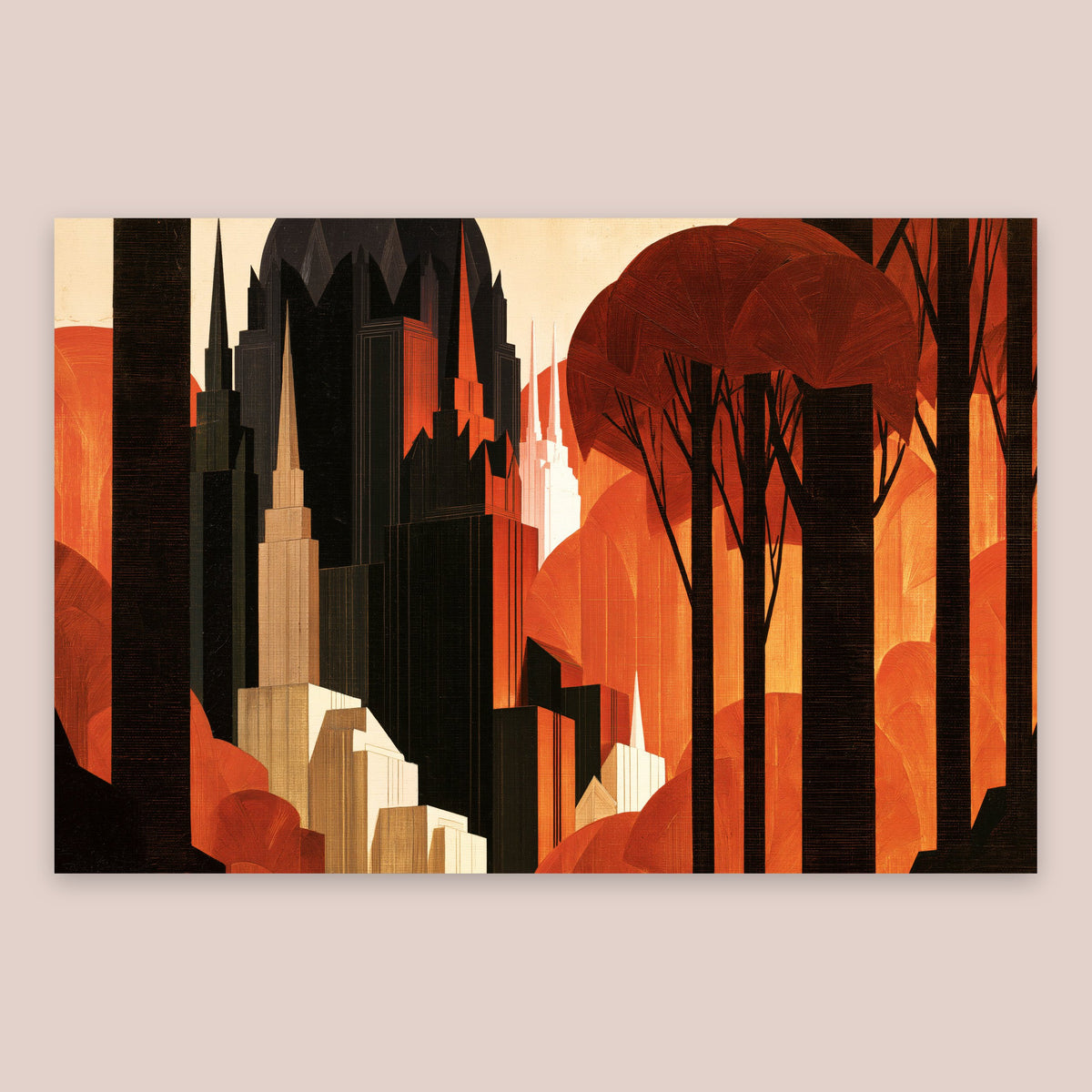 Autumn City Deco flat lay