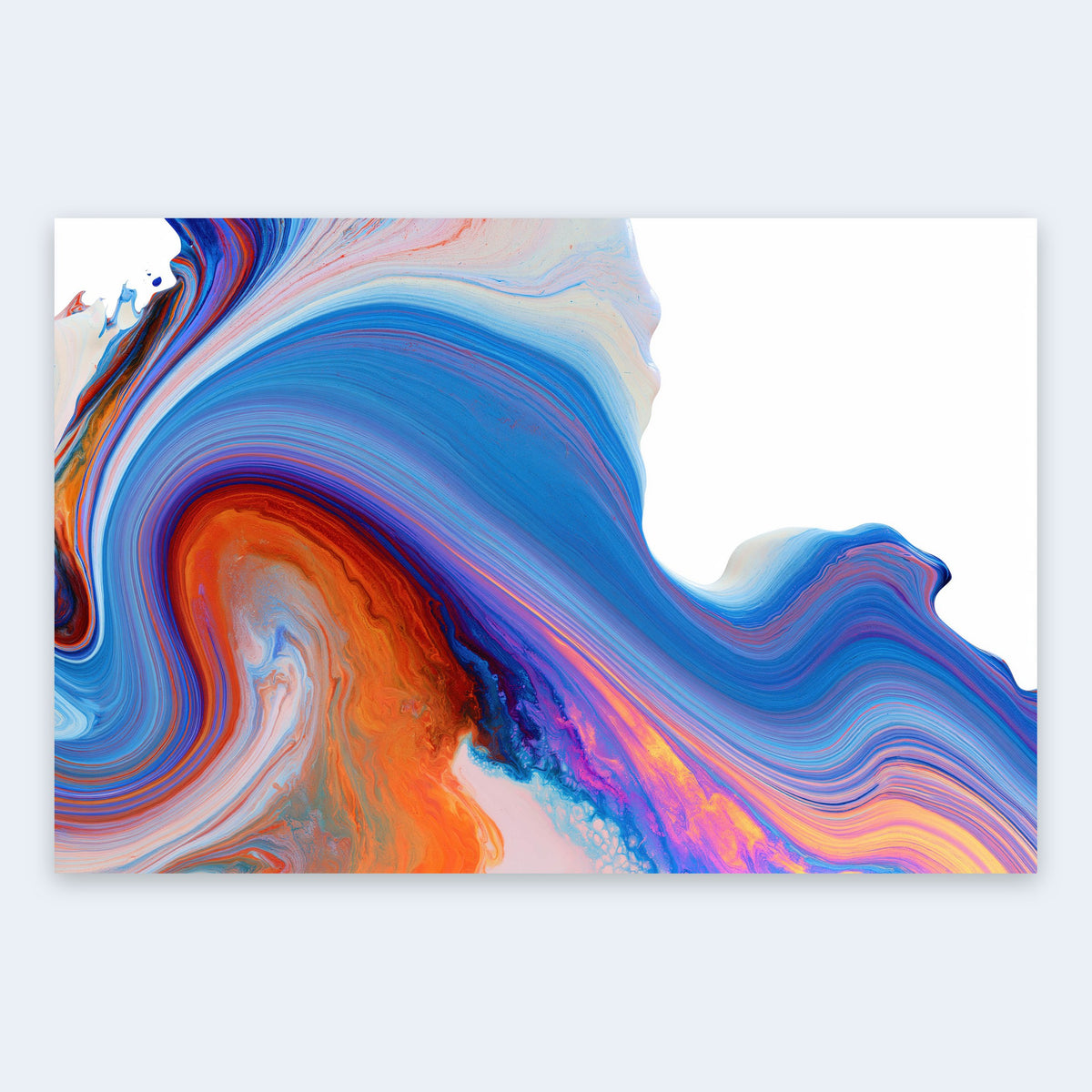 Sapphire Wave Swirl flat lay