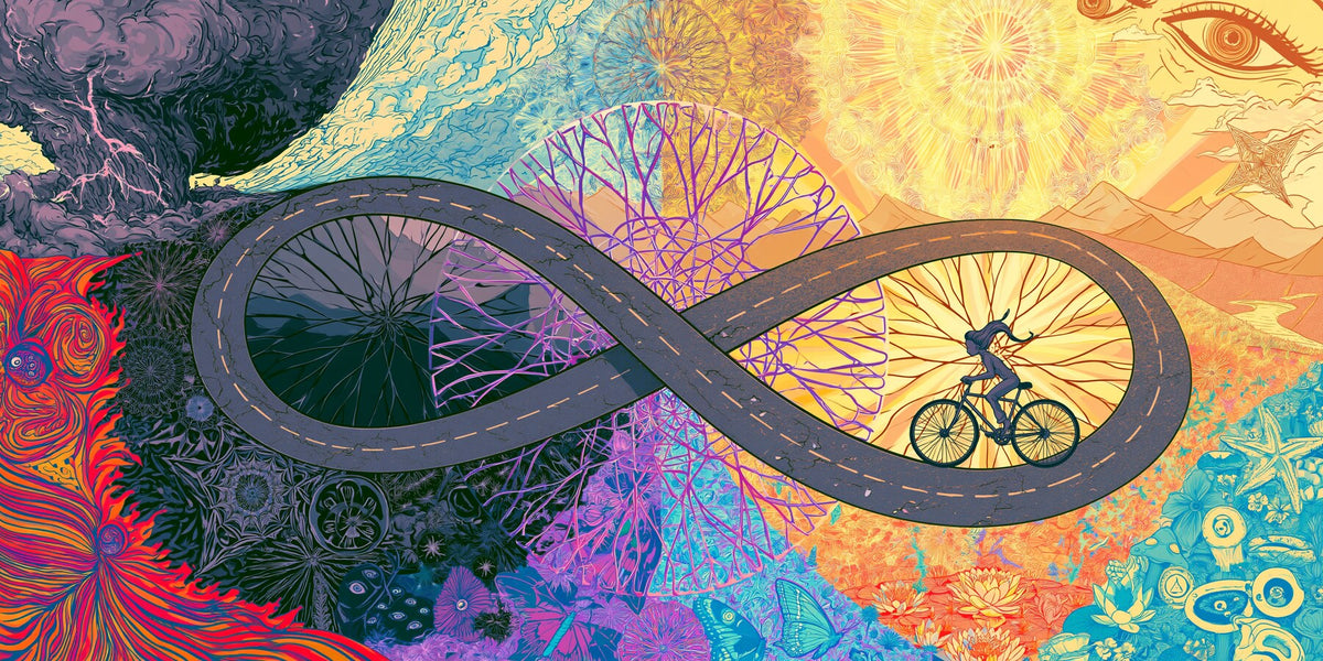 Solo Ride to Gold wall art print staged in a room