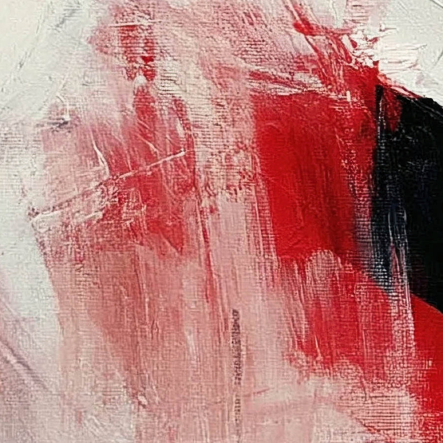 Vermilion Fold – Abstract Wall Art