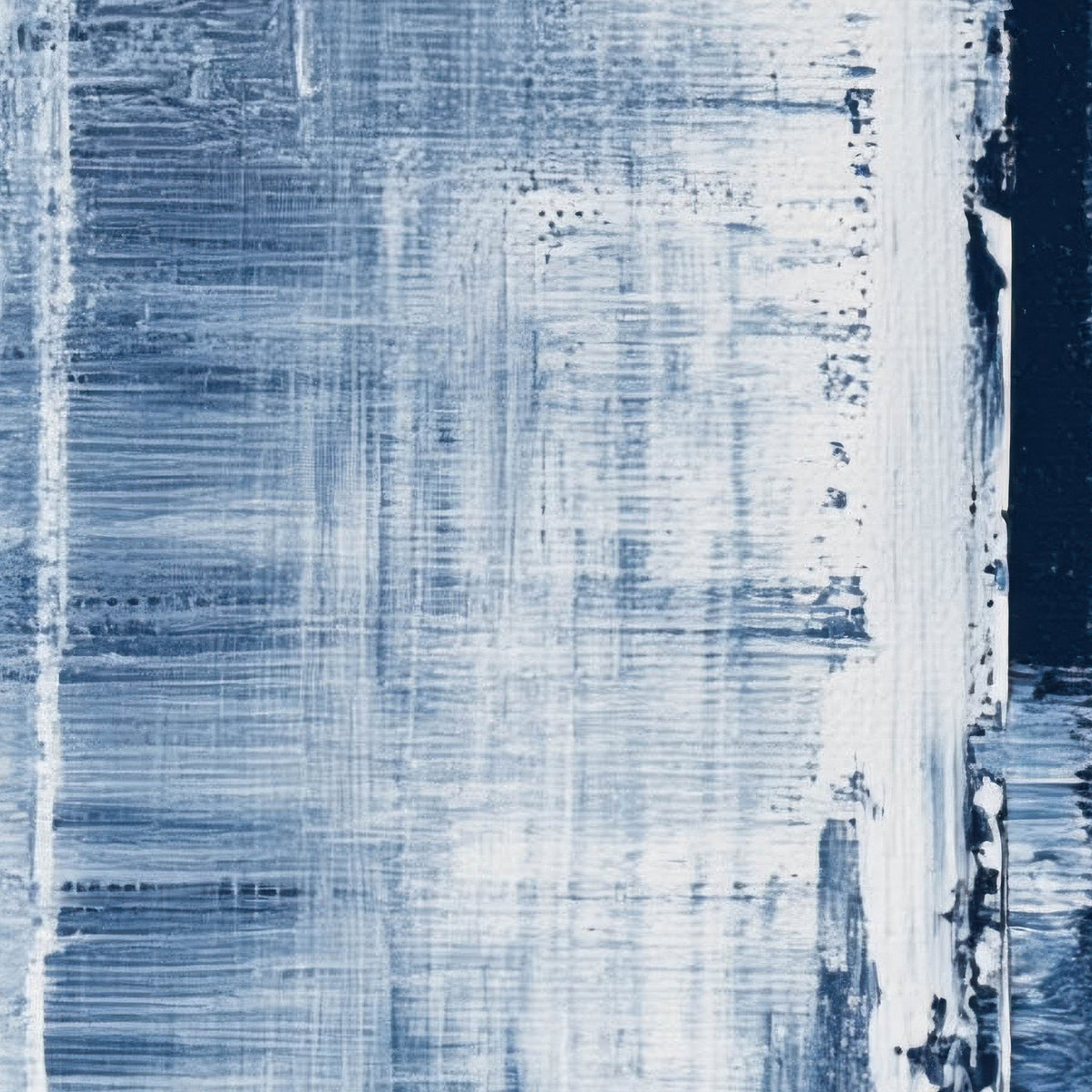 Navy and White Block Abstract close-up detail