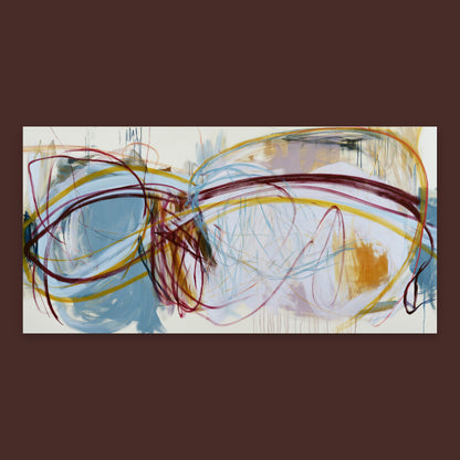 Overlapping Loops Abstract flat lay