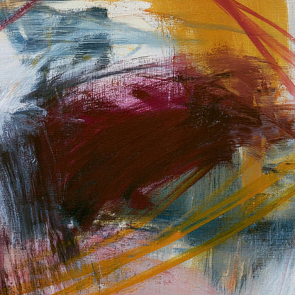 Long Burgundy Wave Abstract close-up detail