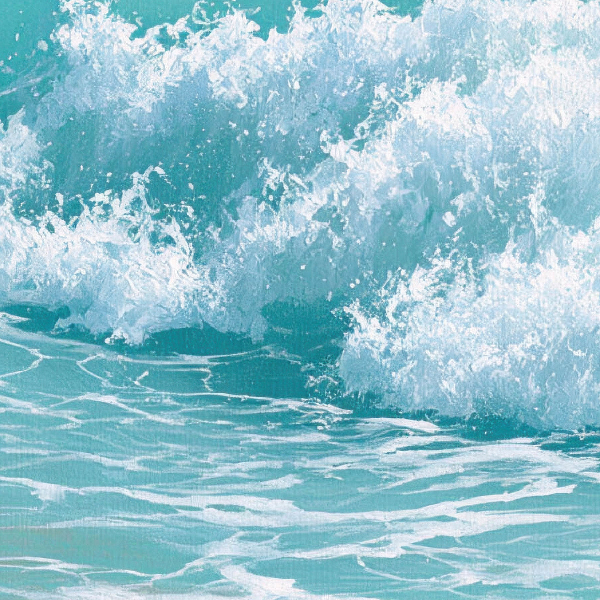 Turquoise Surf – Coastal Wall Art