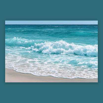 Turquoise Surf flat lay