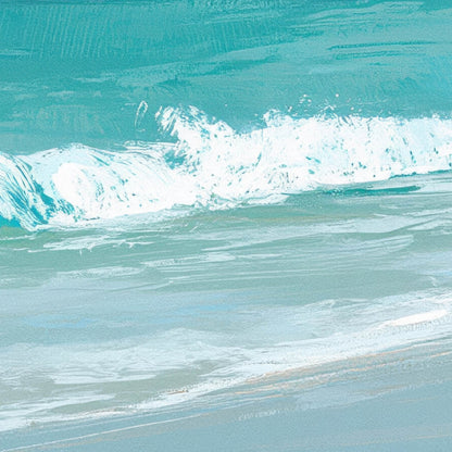 Tranquil Turquoise Shore close-up detail