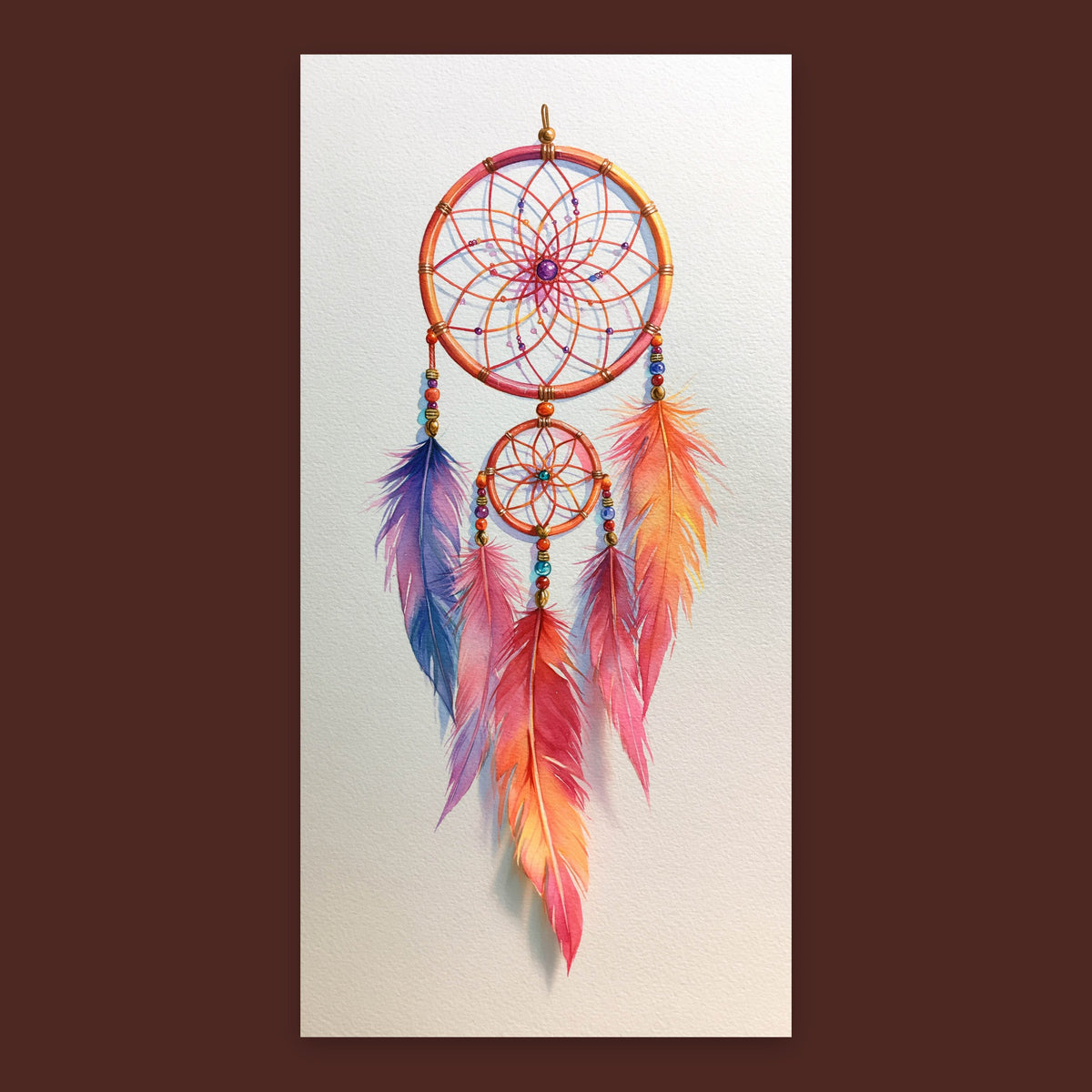 Sunset Dreamcatcher flat lay