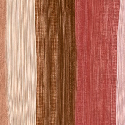 Terracotta and Rose Stripes close-up detail