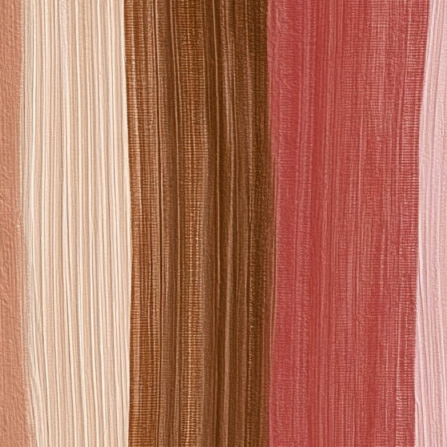 Terracotta and Rose Stripes – Boho Wall Art