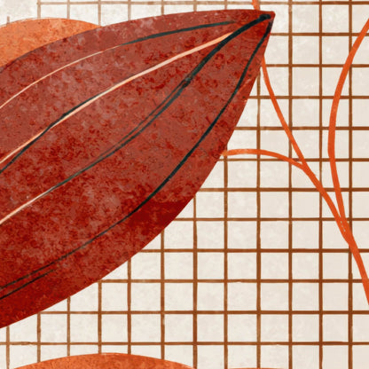 Autumn Leaves Collage close-up detail