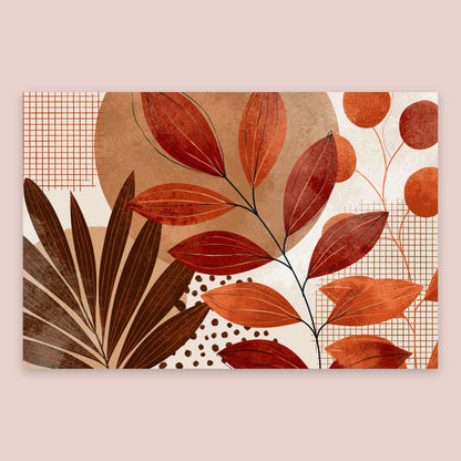 Autumn Leaves Collage flat lay
