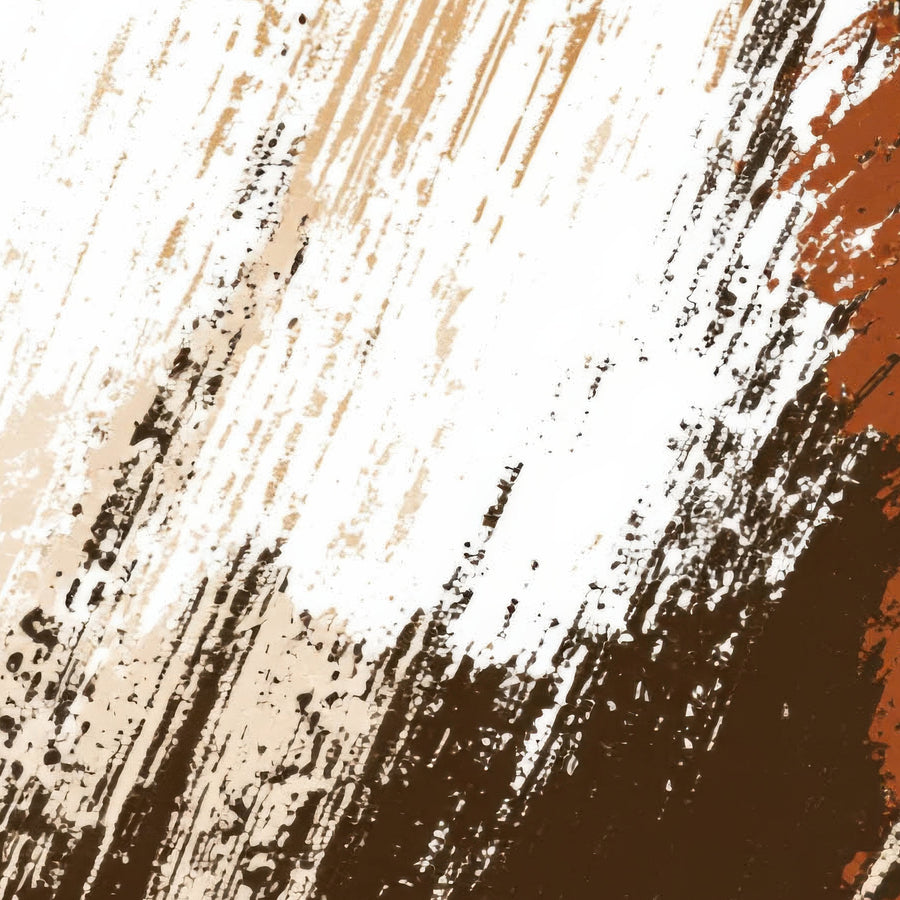 Bold Strokes in Rust and Gold – Boho Wall Art