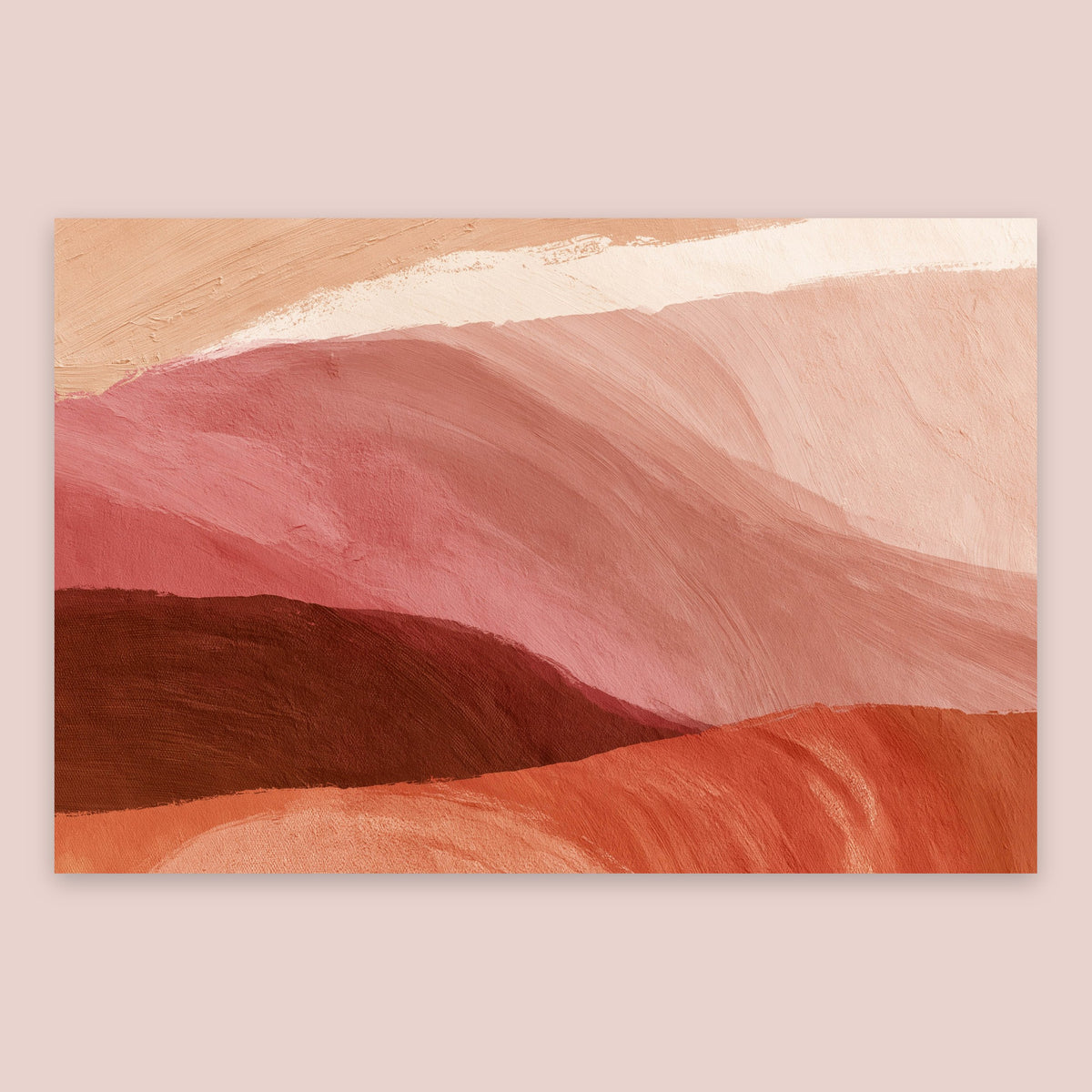 Rolling Hills at Dusk flat lay