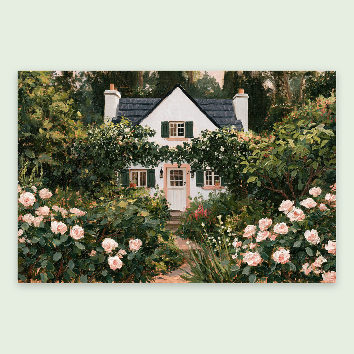 Rambling Rose Cottage flat lay