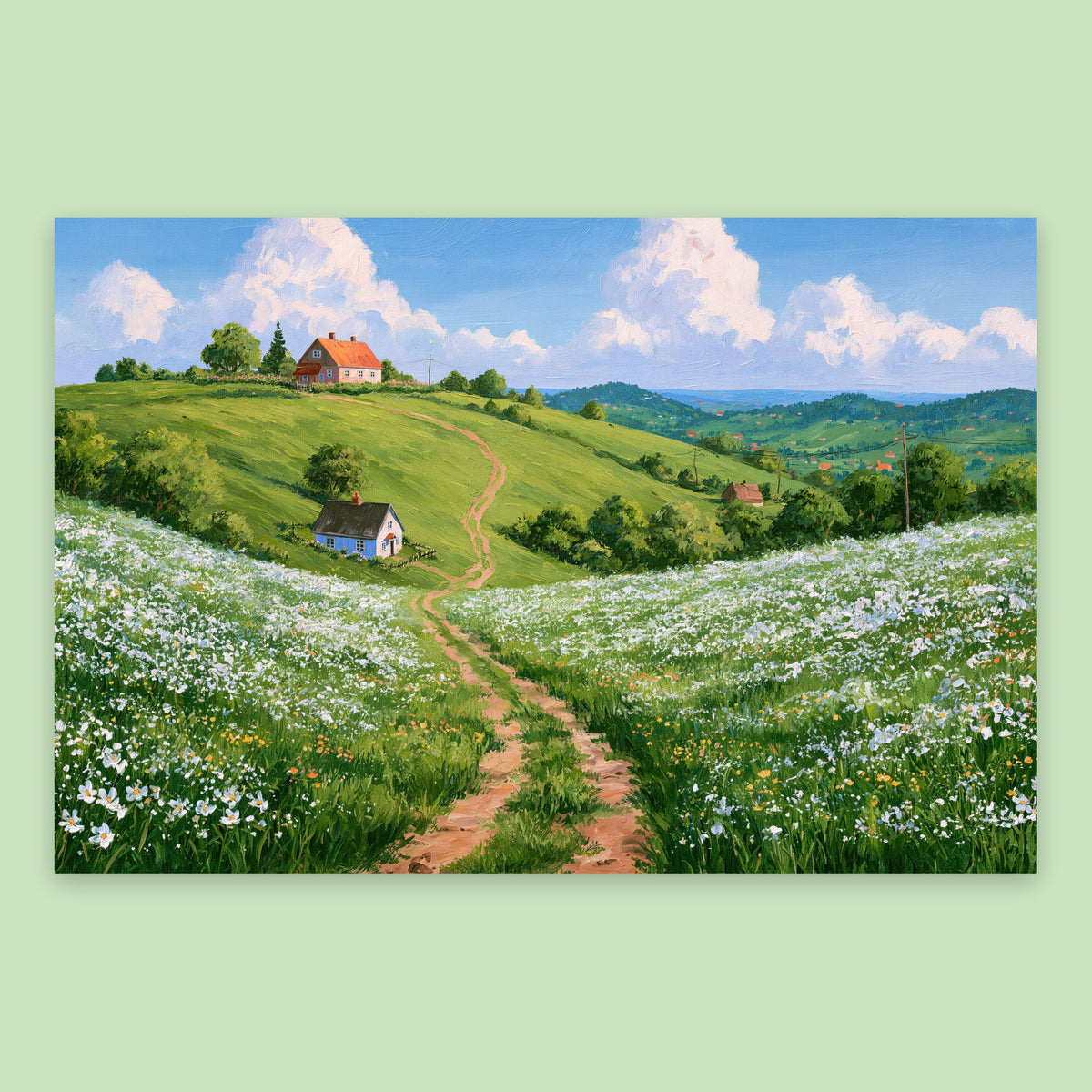 Hillside Meadow flat lay