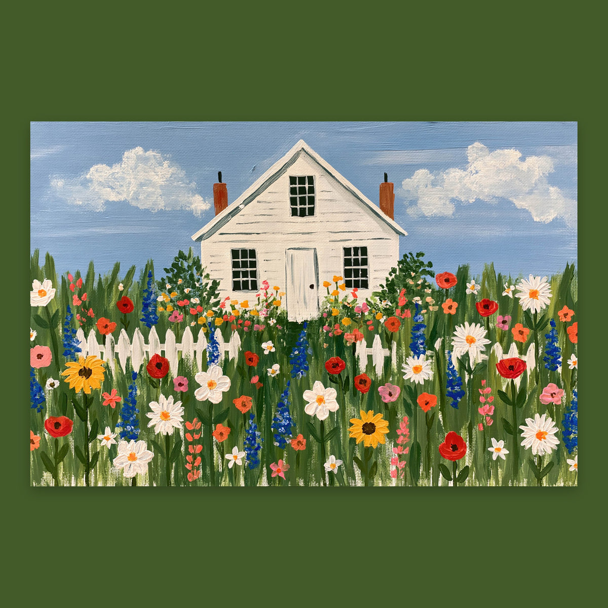 Wildflower Cottage flat lay