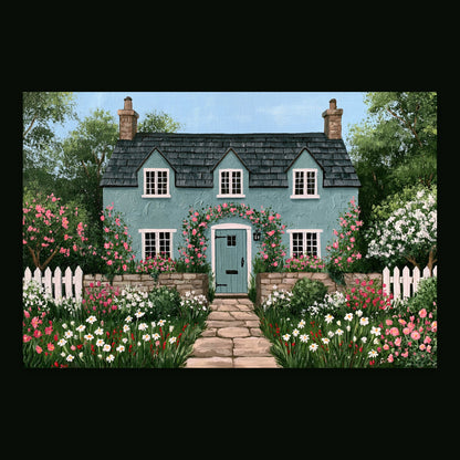 Rose Arch Cottage flat lay