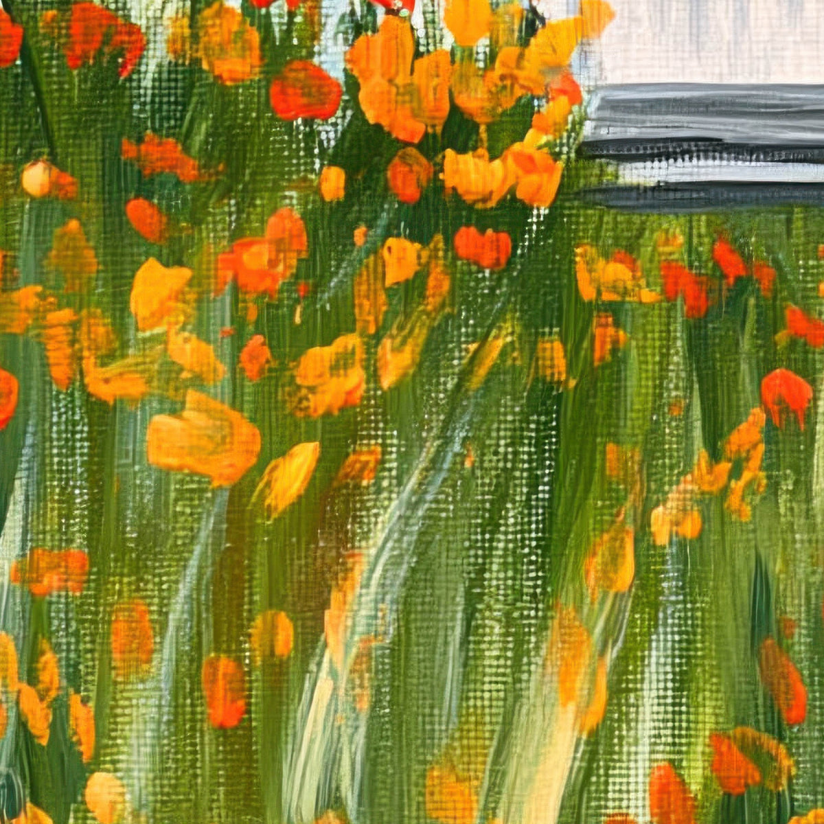 Golden Meadow Farmhouse close-up detail