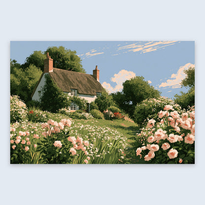 Hillside Cottage flat lay