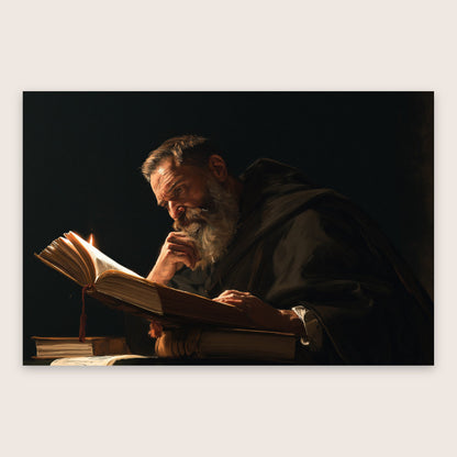 Scholar by Candlelight flat lay