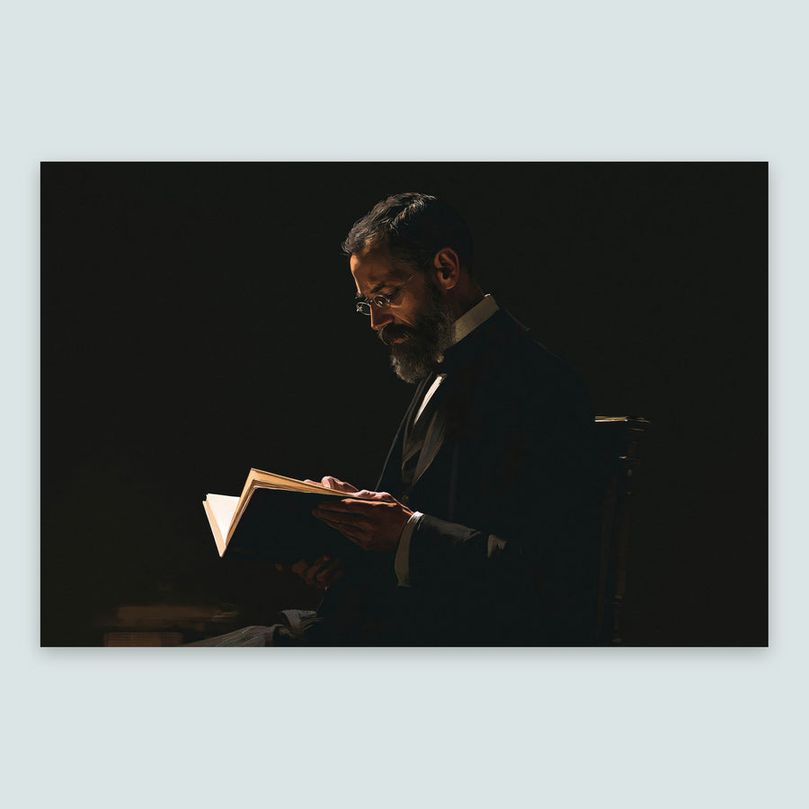 Cloistered Quiet – Dark Academia Wall Art