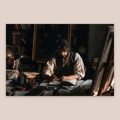 Antiquarian Hour flat lay
