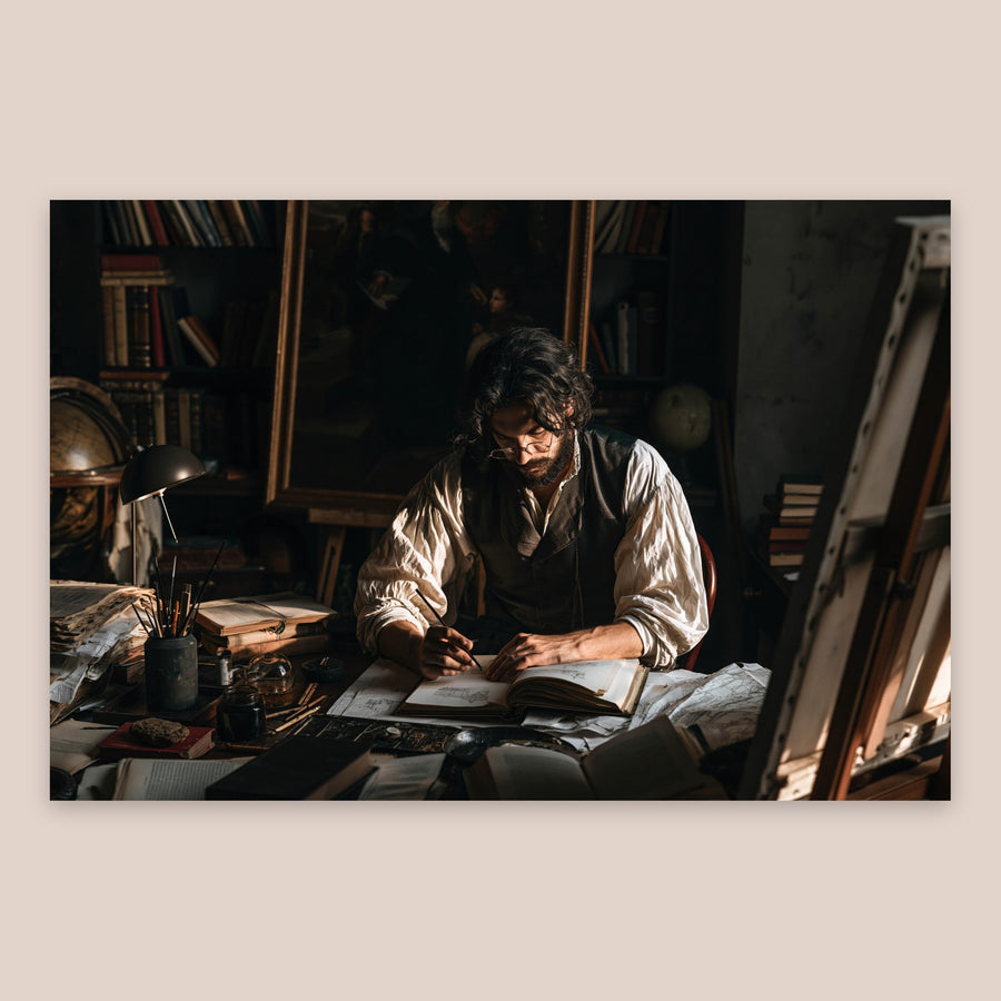 Antiquarian Hour – Dark Academia Wall Art