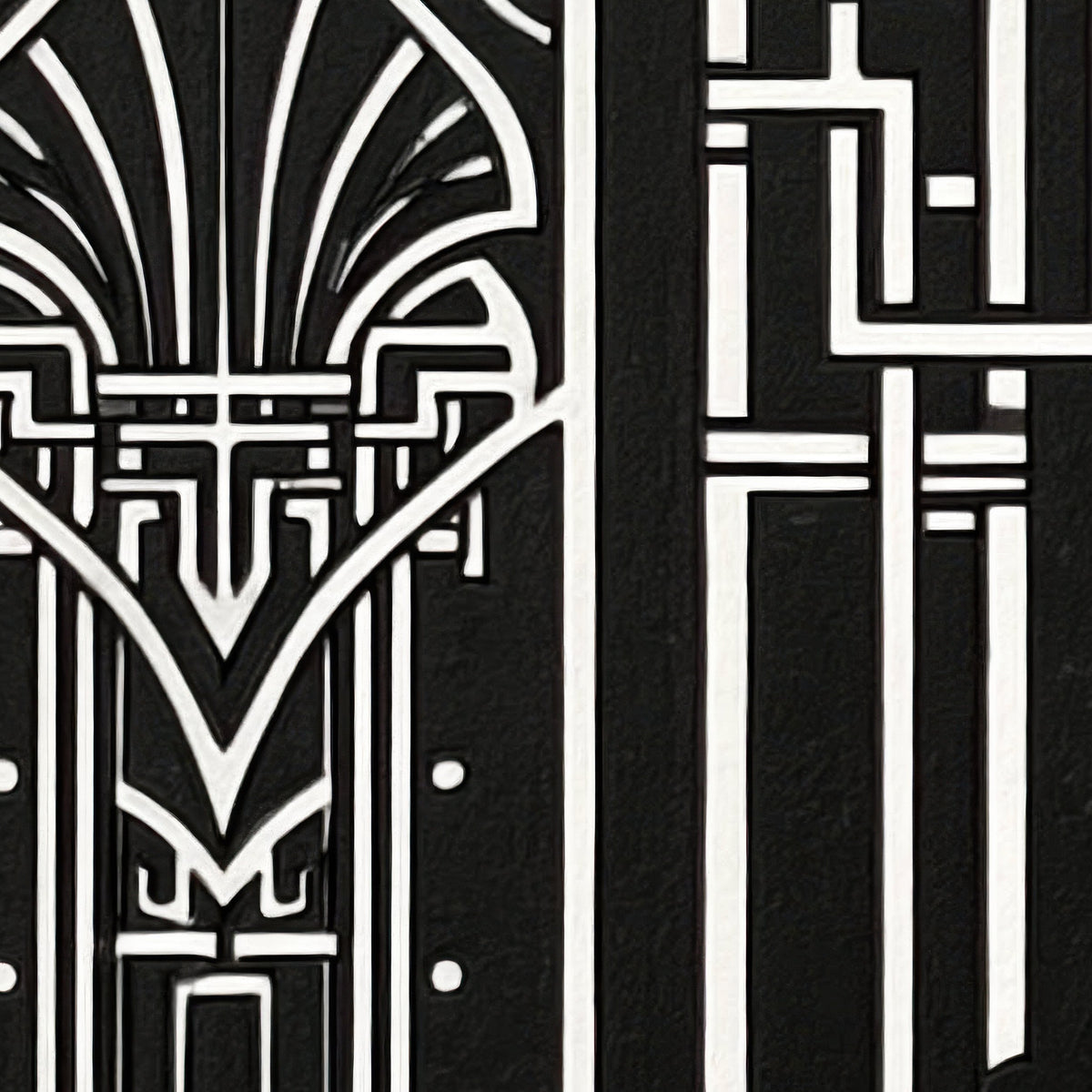 Deco Foliage Panel close-up detail