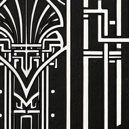 Deco Foliage Panel close-up detail