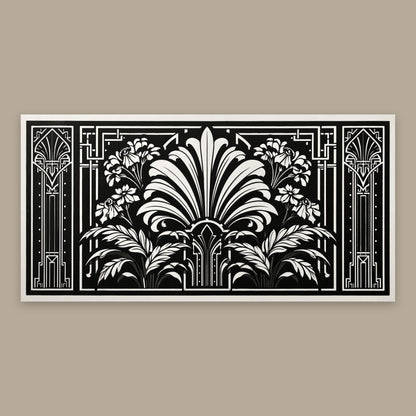 Deco Foliage Panel flat lay