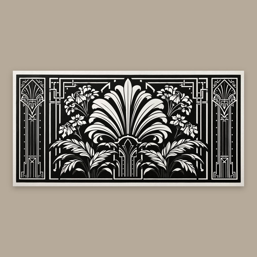 Deco Foliage Panel – Art Deco Wall Art