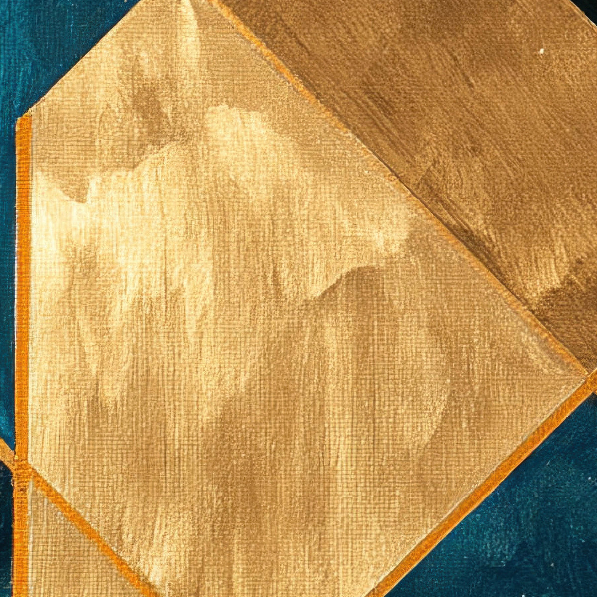 Topaz Angle – Art Deco Wall Art