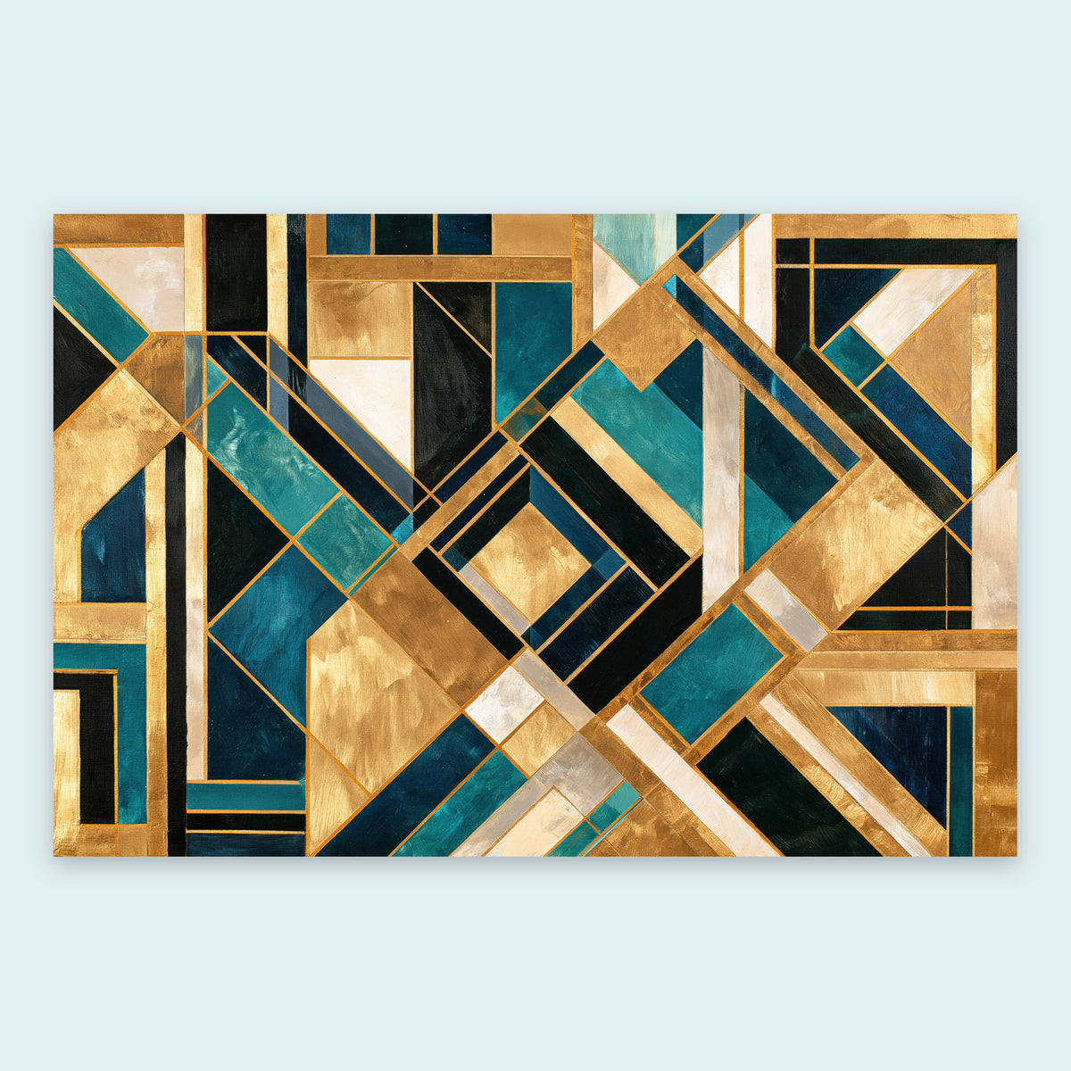 Topaz Angle – Art Deco Wall Art