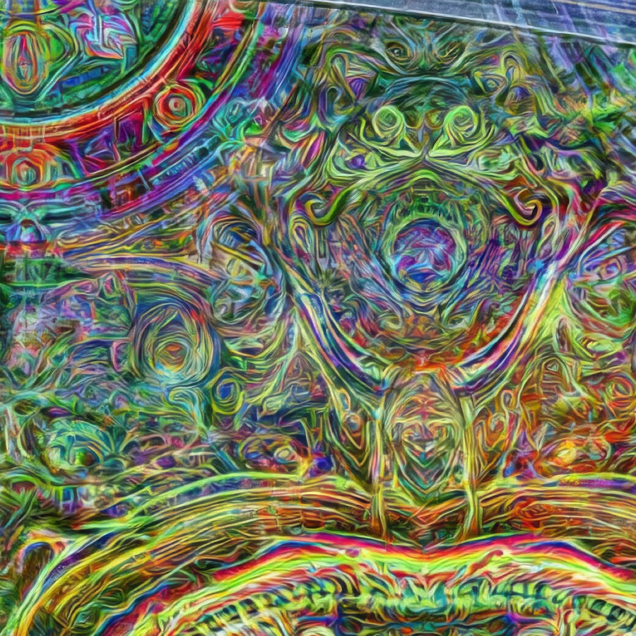 Mystic Eye Mandala – Psychedelic Wall Art
