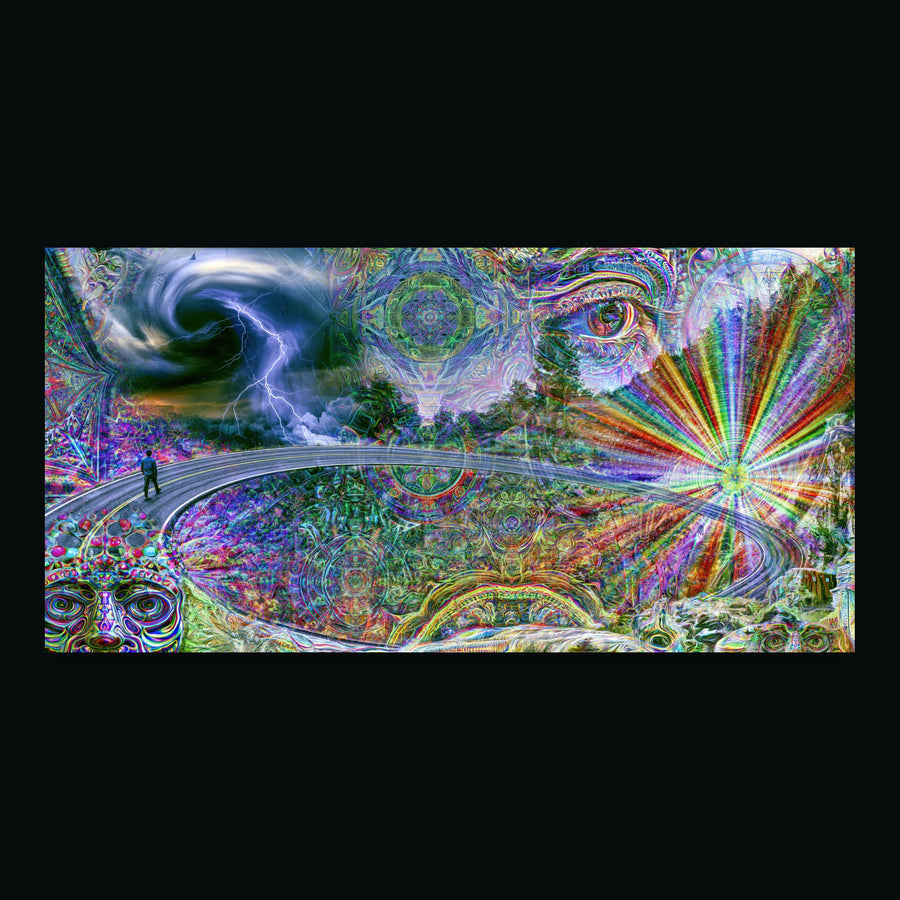 Mystic Eye Mandala – Psychedelic Wall Art