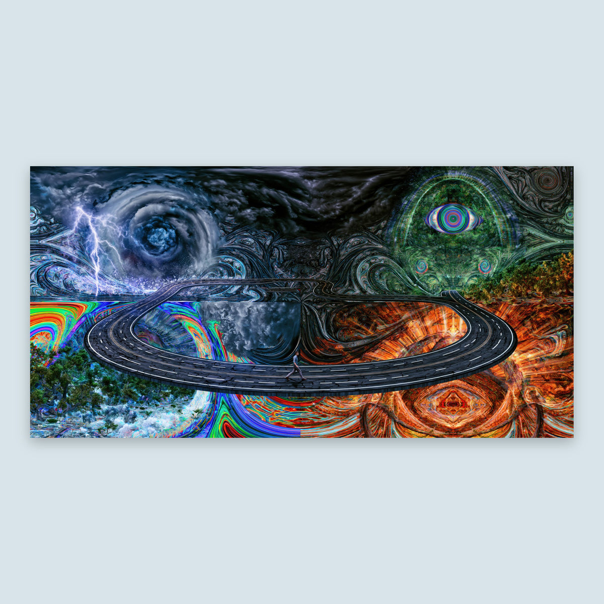 Feel Good Fractal flat lay
