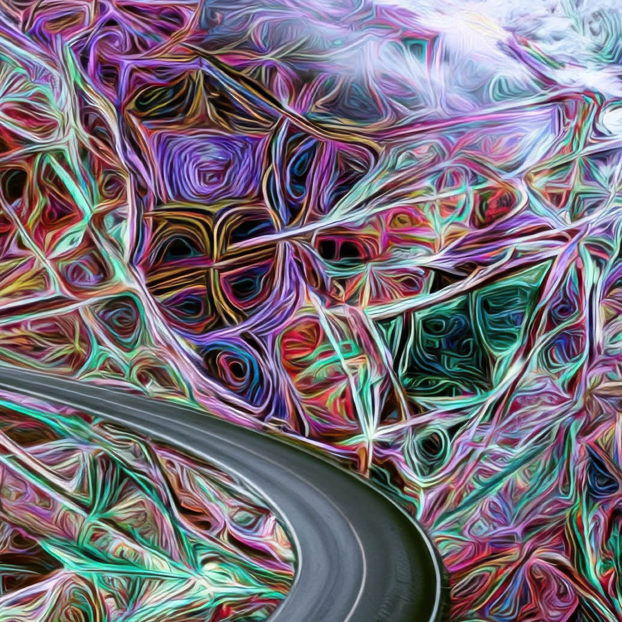 Path of Fire and Storm – Psychedelic Wall Art