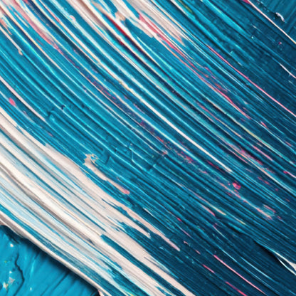 Joyful Color Strokes close-up detail
