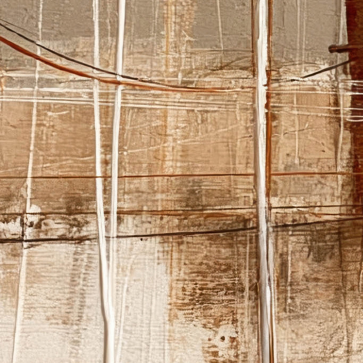 Terracotta Step – Earthy Abstract Wall Art