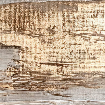 Copper Column and White Fold Abstract close-up detail