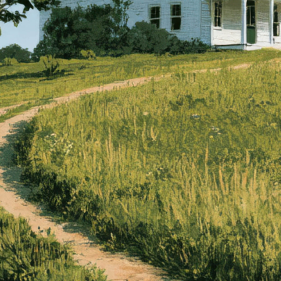 Farmhouse Hillside Path – Farmhouse Wall Art
