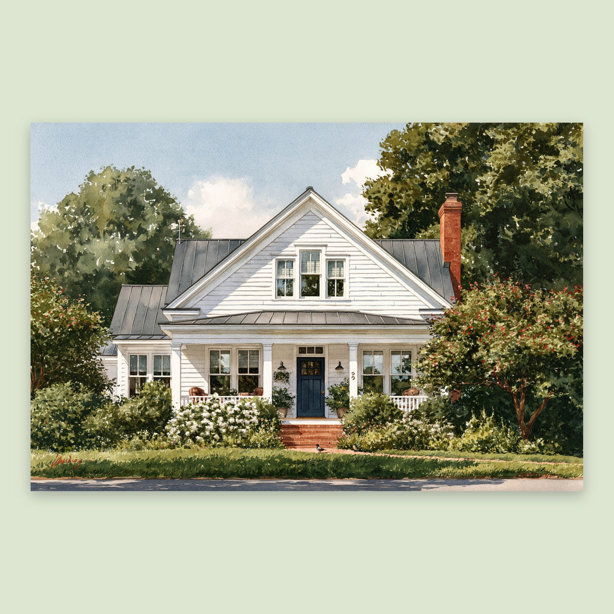 Sunny White Farmhouse flat lay