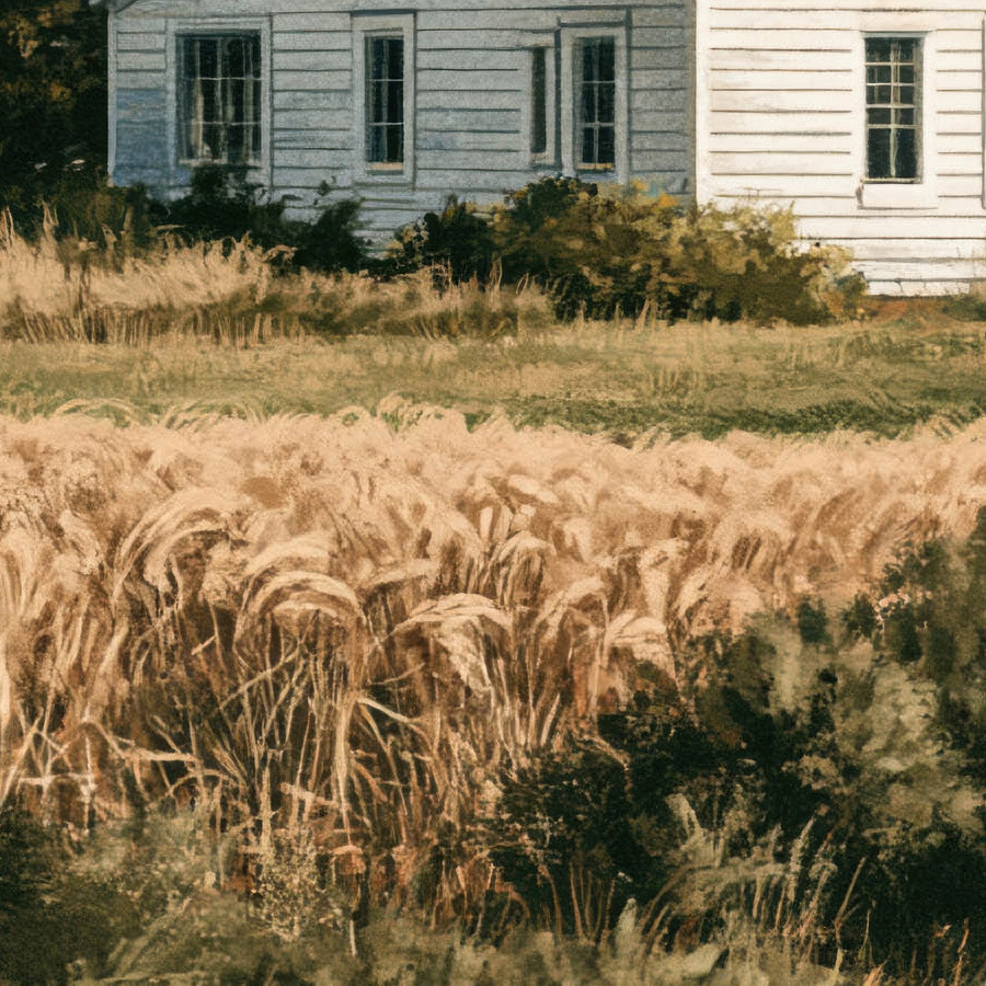 Amber Grain Silo – Farmhouse Wall Art