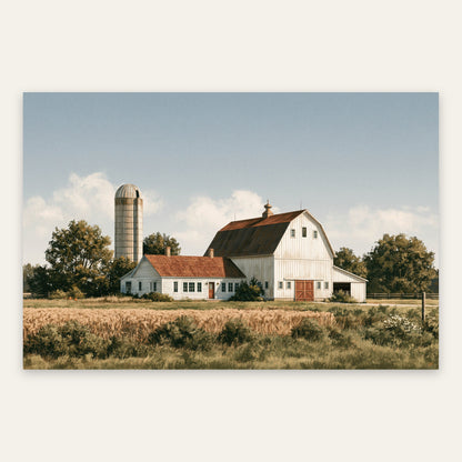 Amber Grain Silo flat lay