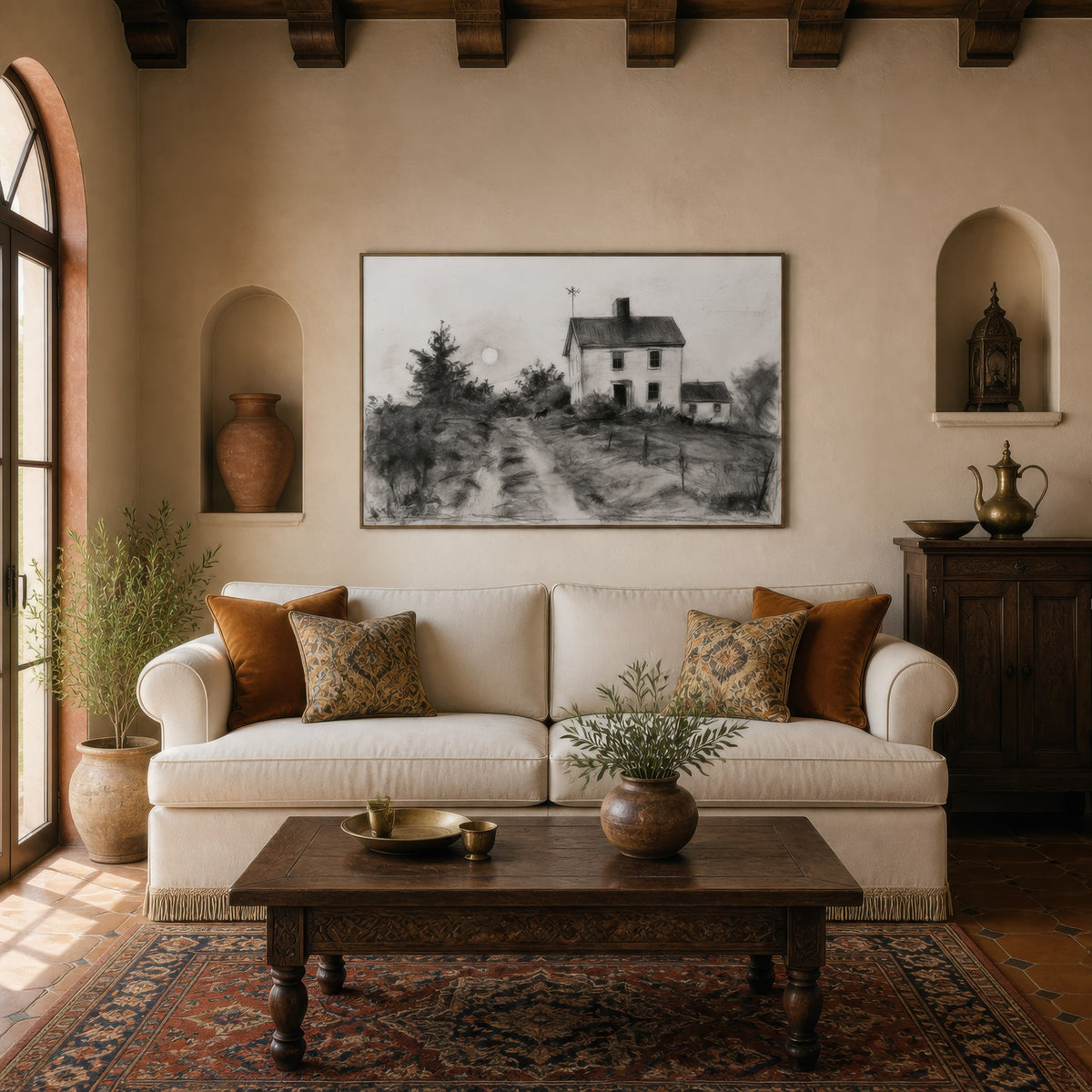 Dusty Country Road – Farmhouse Wall Art