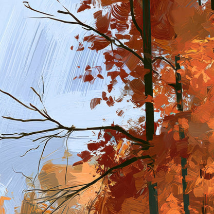 Autumn Forest Path close-up detail